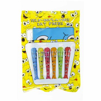 Sj&aacute;lfuppbl&aacute;sanlegur Smiley-kylfa &iacute; s&yacute;ningarkassa (48 stykki)