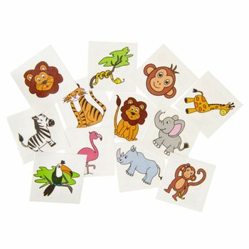Skemmtileg h&uacute;&eth;fl&uacute;r - Jungle Animals Display (48 pakkar)