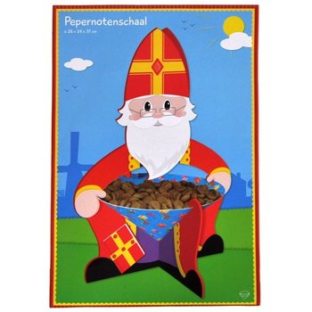 St&oacute;r Pepernoten Sk&aacute;l Sinterklaas 26 x 24 x 33 cm (6 stk.)
