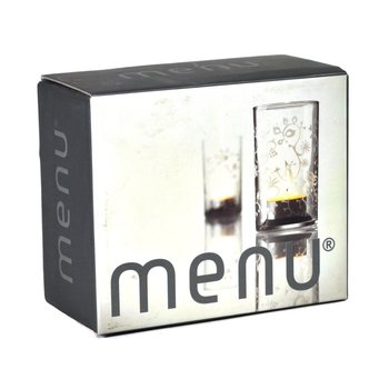 MENU - Kertastjaki með frostuðu mynstri, 2 í setti (1 sett)