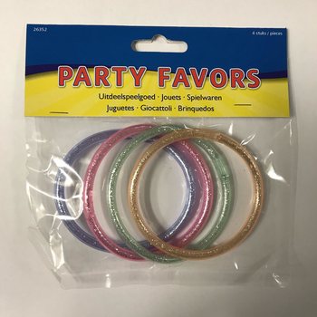 4 Glimmerarmb&ouml;nd &iacute; Gj&ouml;f (12 stk.)