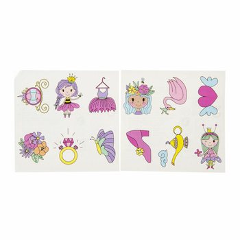 Fun Tattoos - Prinsessur (96 stk)