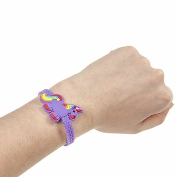 Einhyrninga s&iacute;likonarmb&ouml;nd (12 stk.) - Blanda&eth;ir litir