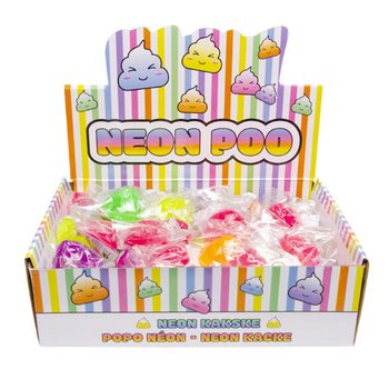 KREISTILEIKFANG NEON K&Uacute;KUR - MIX LITIR - &Iacute; S&Yacute;NINGARKASSA (50 stk.)