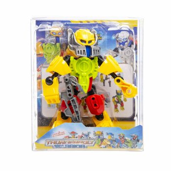 THUNDERBOLT ROBOT WARRIOR LEIKFANGI &Iacute; DISPLAYI (12 stykki)