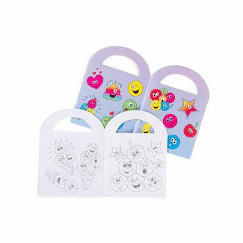 Litlar Smiley litab&aelig;kur me&eth; l&iacute;mmi&eth;um (48 stk.)