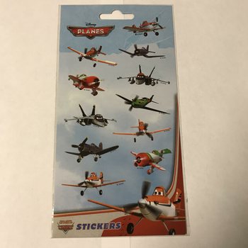 Límmiðablað: DISNEY PLANES, stærð 20 x 10 cm (10 stk.)