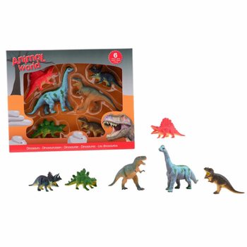 ANIMAL WORLD - Risae&eth;lu Leikfangasett (6 F&iacute;g&uacute;rur)