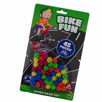 BIKE FUN - 45x Teina perlur fyrir rei&eth;hj&oacute;l &aacute; spjaldi (1 stk.)