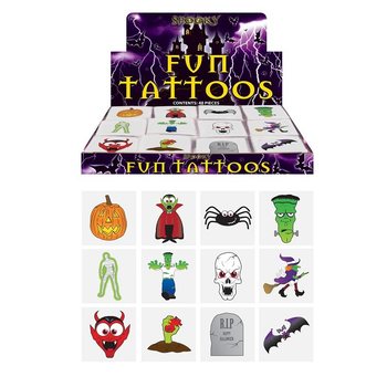 Fun Tattoos – Halloween týpa (48 pakkar x 12 stk)