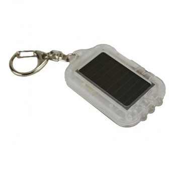 SÓLARORKU LYKLAKIPPA MEÐ LED LJÓSI - GLÆR (20 stk.)