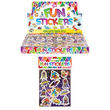 FUN STICKERS – GERÐ: OFURHETJUR (120 stk.)