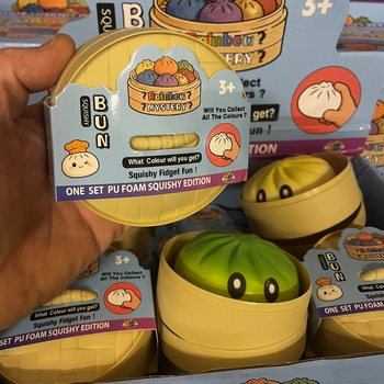 RAGE - Squishy Bun Dumplings ST&Oacute;RIR - ONE SET PU FOAM SQUISHY EDITION (12 stk.)