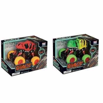 St&oacute;rir Pull Back Risae&eth;lu Monster Truck b&iacute;lar - Gjafakassi (2 stk)