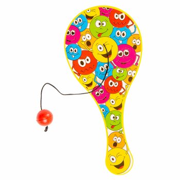 Spaðaleikur með bolta - Smiley (48 stk.)
