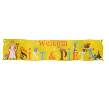 VELKOMINN BORÐI SINTERKLAAS & PIET XXL 300 X 60 CM (7 stk.)
