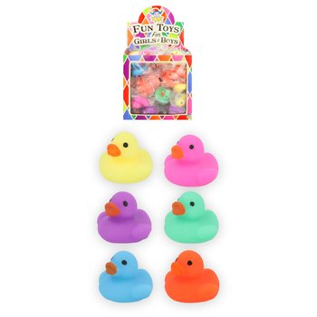 Klessu-endur í sýningarkassa (72 stk.) - Squishy Ducks
