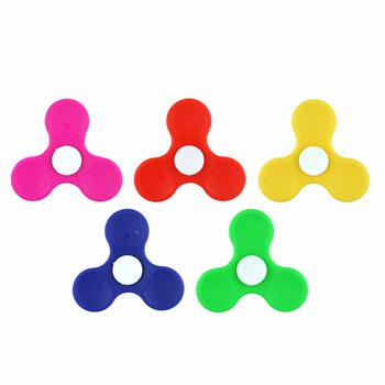 Plast Spinnarar &iacute; S&yacute;ningarkassa - Blandandi Litir (100 stk.)
