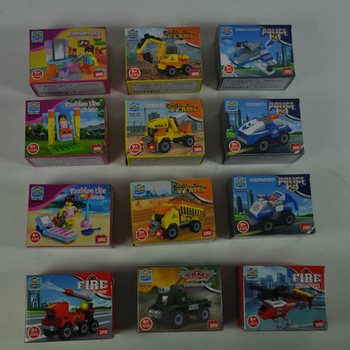 KUBBAR BRICKS - BLANDA&ETH;AR GER&ETH;IR &Iacute; DISPLAY (20 stk.)