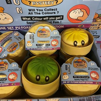RAGE - Squishy Bun Dumplings ST&Oacute;RIR - ONE SET PU FOAM SQUISHY EDITION (12 stk.)