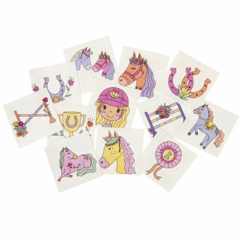 SKEMMTILEG TATTOO - HESTAR (48x12 stk.)