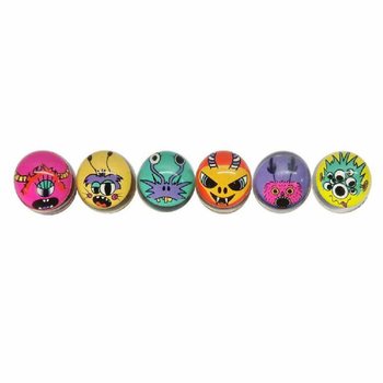Skoppboltar Skrímsli Ø 3,2 cm (50 stk)