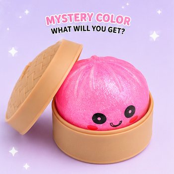 RAGE - Squishy SUGAR EDITION Bun Dumplings LITLIR (5.3 x 5.3 x 4.1 Cm) Viral 2026 Fidget Toy (24 stk.)