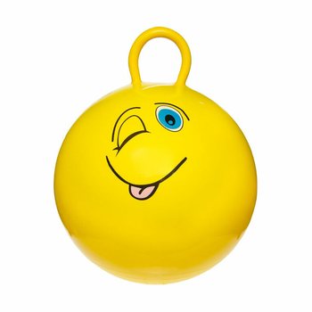 Hoppubolti - Smiley - &THORN;verm&aacute;l: 46 cm (6 stk.)