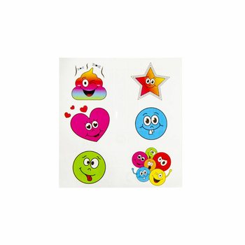 FUN TATTOOS &ndash; GER&ETH;: SMILEY (96 stk.)