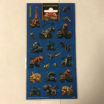 LÍMMIÐAR: DINOTRUX, Stærð 20 x 10 cm (10 stk.)