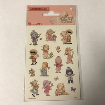 STICKERVEL: MOREHEAD – LJÚF BÖRN, 16 x 9 cm (10 stk.)