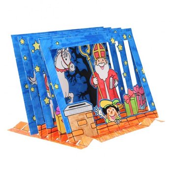 Sinterklaas / J&oacute;lasveina 3D Gluggakortaf&ouml;ndursett (12 stk.)