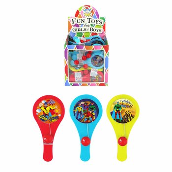 Ofurhetju Paddle Bat Leikur - Display (96 stykki)