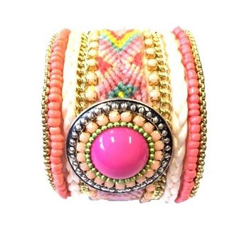Lúxus Breitt Armband Laxableikt/Bleikt (1 stk)