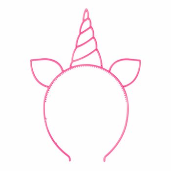 UNICORN / EENHOORN TIARA, MIX NEON LITIR (24 stk.)