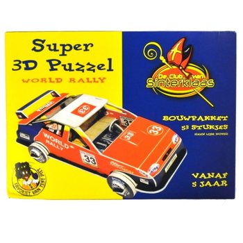 SUPER 3D-PUZZLE "WORLD RALLY" (6 stk.)