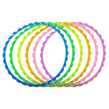 6 stykki Riffluð Armbönd í Björtum Litum (6 stk í pakka)