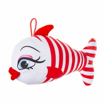 Pl&uacute;s-gla&eth;ur fiskur me&eth; st&oacute;rar varir - 24 cm - Mix (12 stk.)