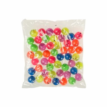 MIX SKOPPBOLTAR NEON LITIR &Oslash; 3,2 cm (50 stk)