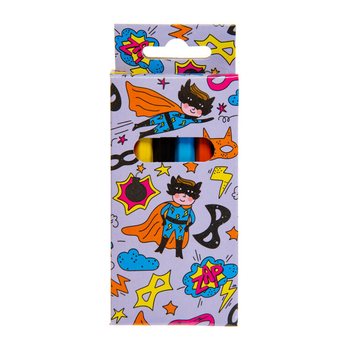 6-lita Litapennasett - Superhero (24 stk.)