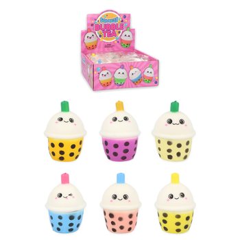 Bubble Tea Squeeze Fidget - Mixaðir litir í sýningarkassa (12 stk.)