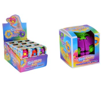 SPIN & POP FIDGET SPINNER BOLTI - SPIN SHIFT BALL - &Iacute; BOR&ETH;BIRTINU (24 STK.)