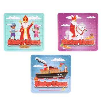 P&Uacute;SLUSPIL - SINTERKLAAS - 13 x 12 CM. &Iacute; DISPLAY (108 stk.)