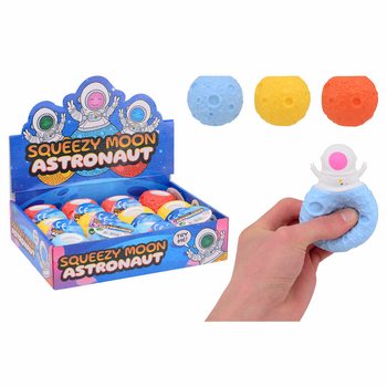 Astronaut Squeezy Moon Ball - Í sýningarkassa (12 stykki)