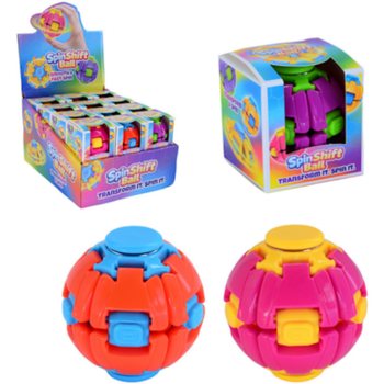 SPIN & POP FIDGET SPINNER BOLTI - SPIN SHIFT BALL - &Iacute; BOR&ETH;BIRTINU (24 STK.)