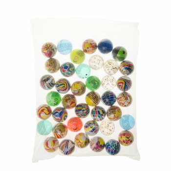 MIX Skoppboltar &Oslash; 4,5 cm (40 stk)