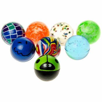 MIX Skoppboltar &Oslash; 4,5 cm (40 stk)