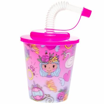 Prinsessu Drykkjar- og Ísmál með Rör (12 stykki)