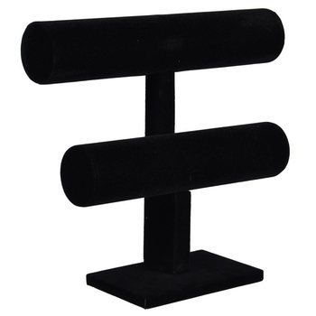 Flauels armbandastandur me&eth; 2 r&uacute;llum (3 stk.)