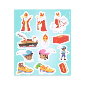 FUN STICKERS &ndash; GER&ETH;: SINTERKLAAS (120 stk.)